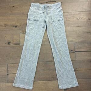 Vintage juicy couture grey lowrise flare tracksuit pants